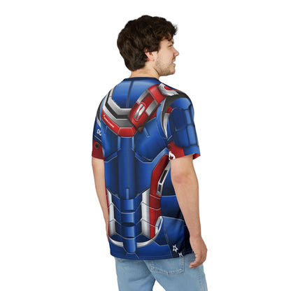 War Machine Shirt, Iron Man 3 Character Inspired Costume