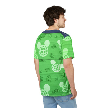 Disney Parking Cast Member Green Shirt, Disney Cast Member Costume