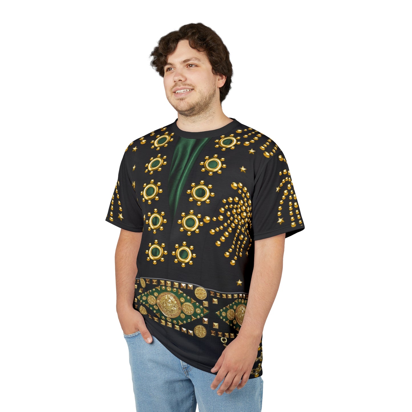 King of Rock Black Matador Shirt, Rock and Roll Legend Singer Inspired Costume