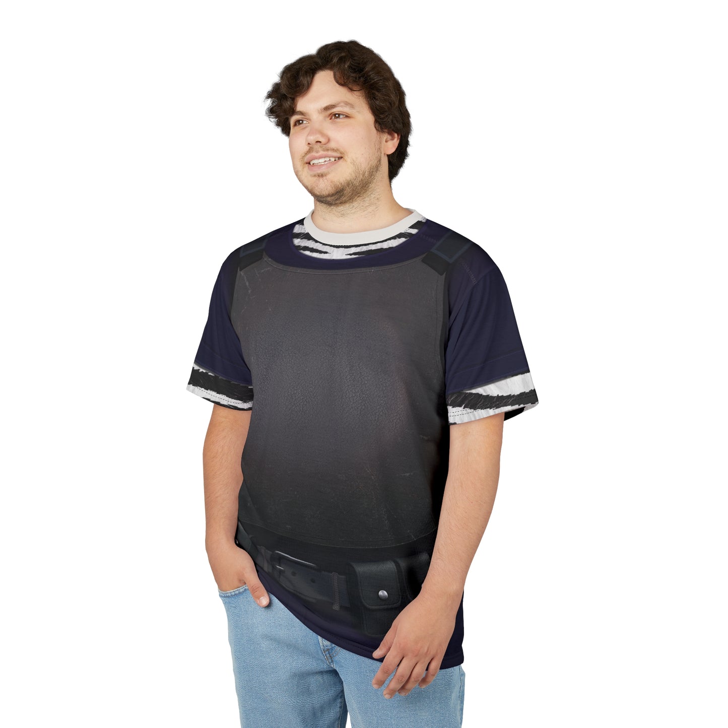 Gene Zebraxton Police Shirt, Zootopia 2 Character Inspired Costume