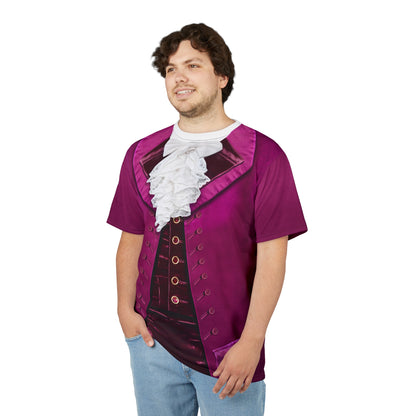 Marquis de Lafayette Purple Shirt, Hamilton Musical Costume