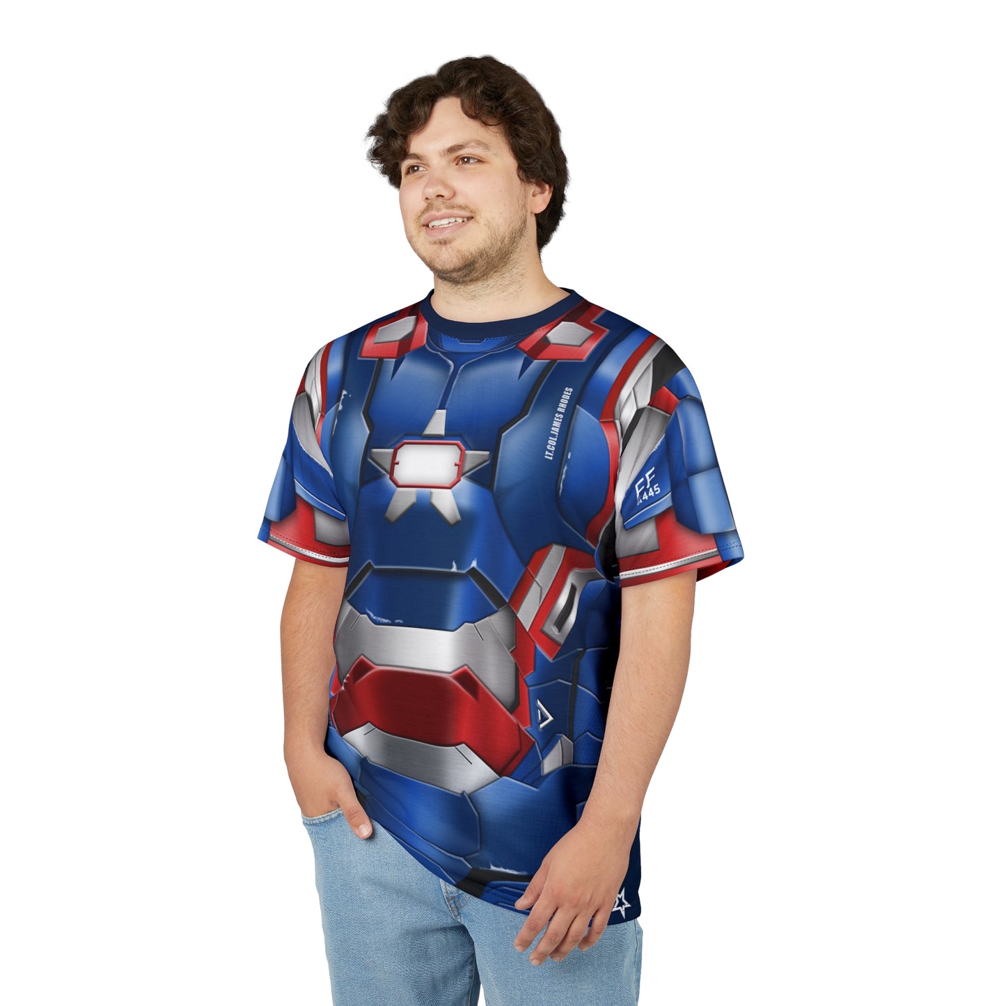 War Machine Shirt, Iron Man 3 Character Inspired Costume