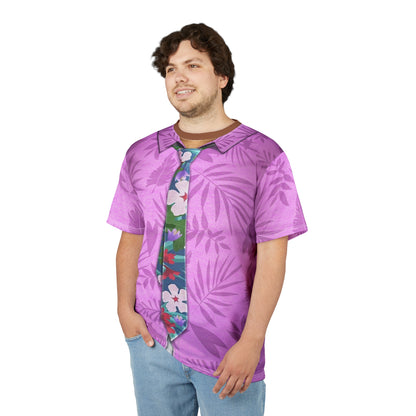 Nick Wilde Pink Hawaiian Shirt, Zootopia 2 Character Inspired Costume