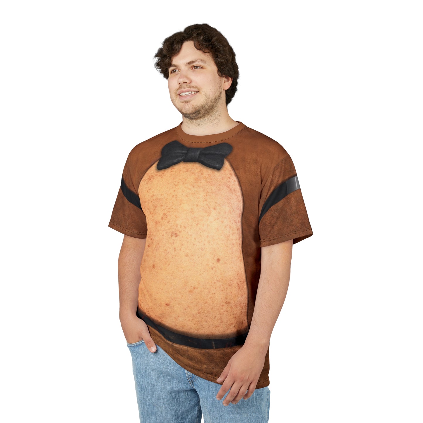Freddy Brown Bear Shirt, FNAF Character Inspired Costume