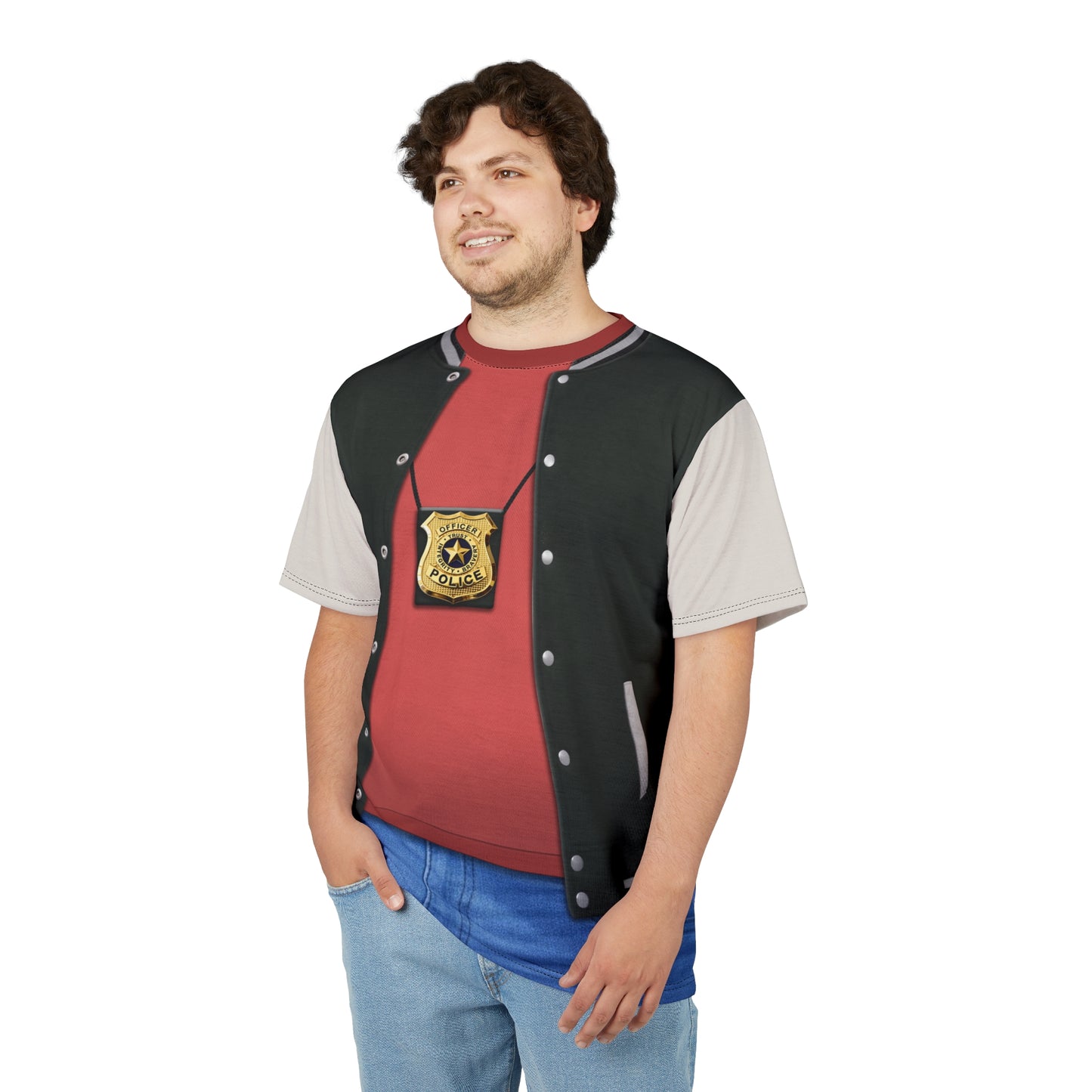 Gene Zebrowski Police Shirt, Zootopia 2 Character Inspired Costume