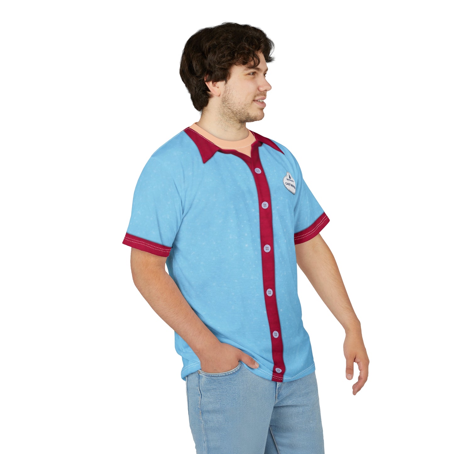 Main Street USA Uniform Shirt, Disney Cast Member Costume
