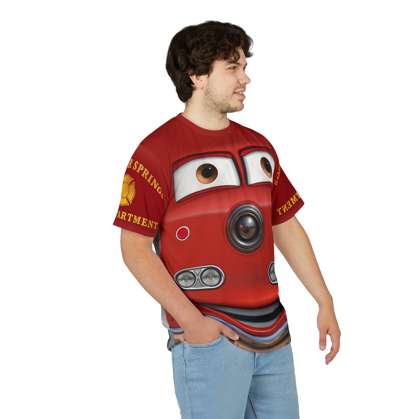 Red Cars Fire Truck Shirt, Cars Character Costume