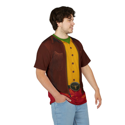 Jesús Green Lizard Shirt, Zootopia 2 Character Inspired Costume