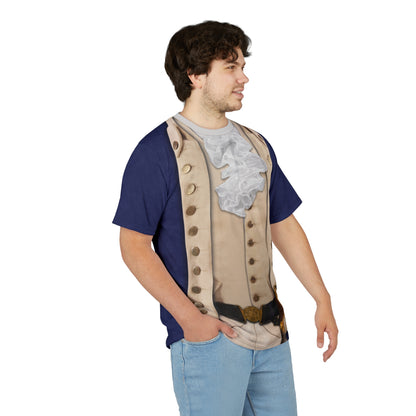 Alexander Military Blue Shirt, Hamilton Musical Costume