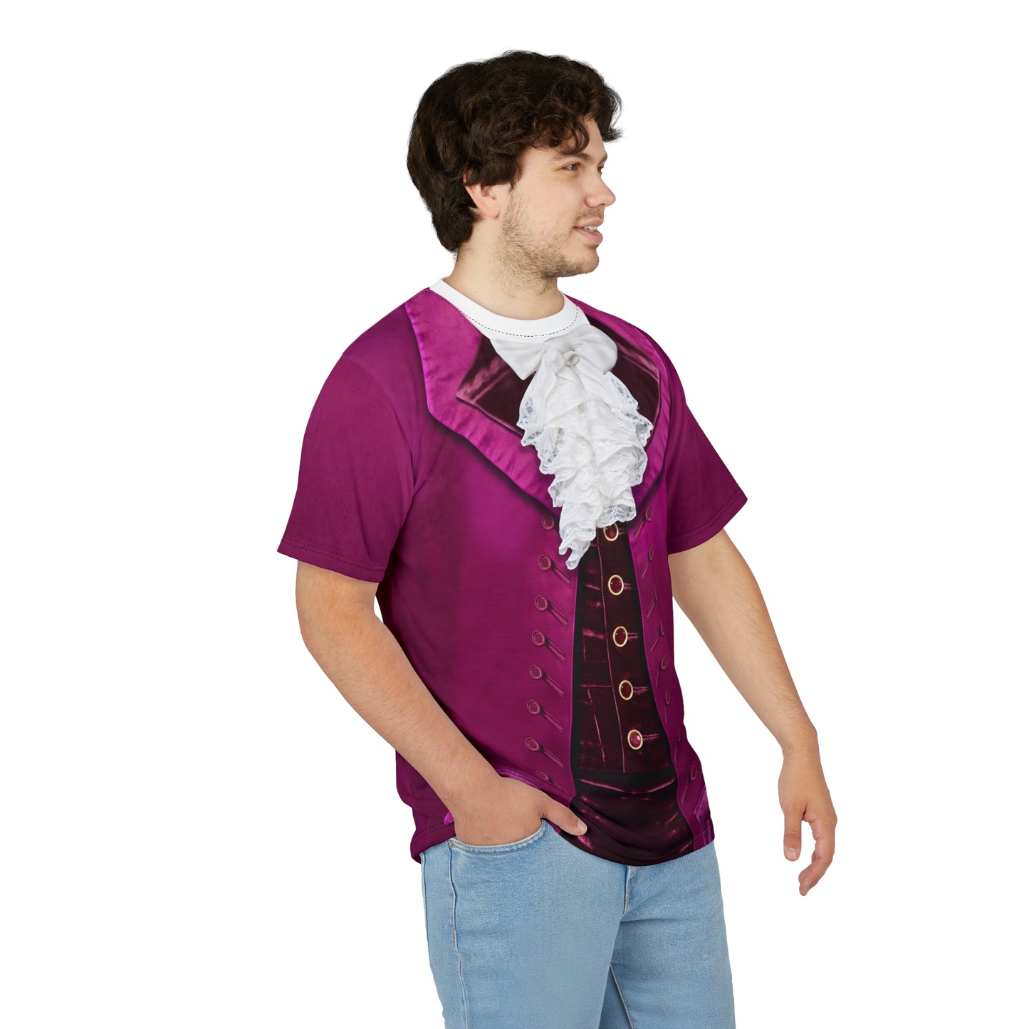 Marquis de Lafayette Purple Shirt, Hamilton Musical Costume