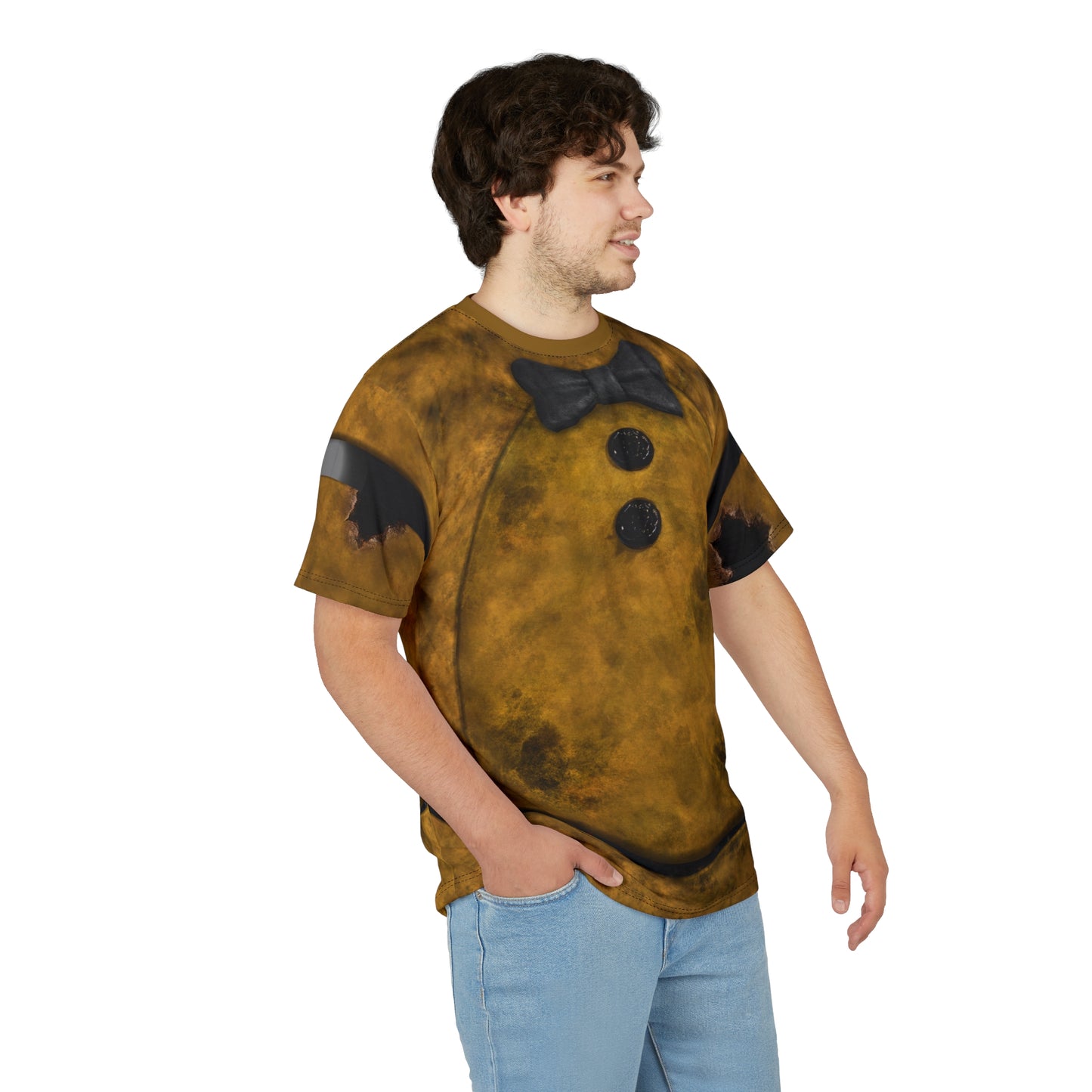 Yellow Animatronic Bear Shirt, FNAF Character Inspired Costume