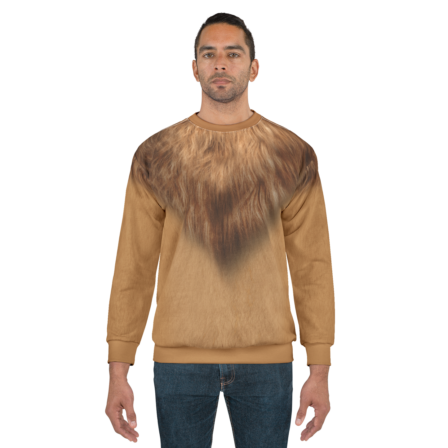 Adult Mufasa Long Sleeve Shirt, Mufasa Inspired Character Costume