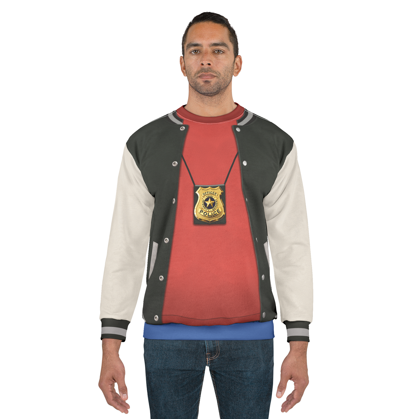 Gene Zebrowski Police Long Sleeve Cosplay, Zootopia 2 Character Inspired Costume
