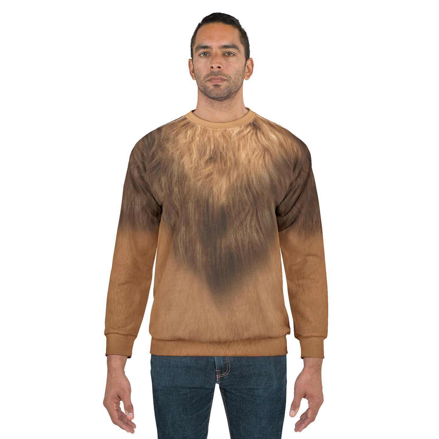 Obasi Long Sleeve Shirt, Mufasa Inspired Character Costume