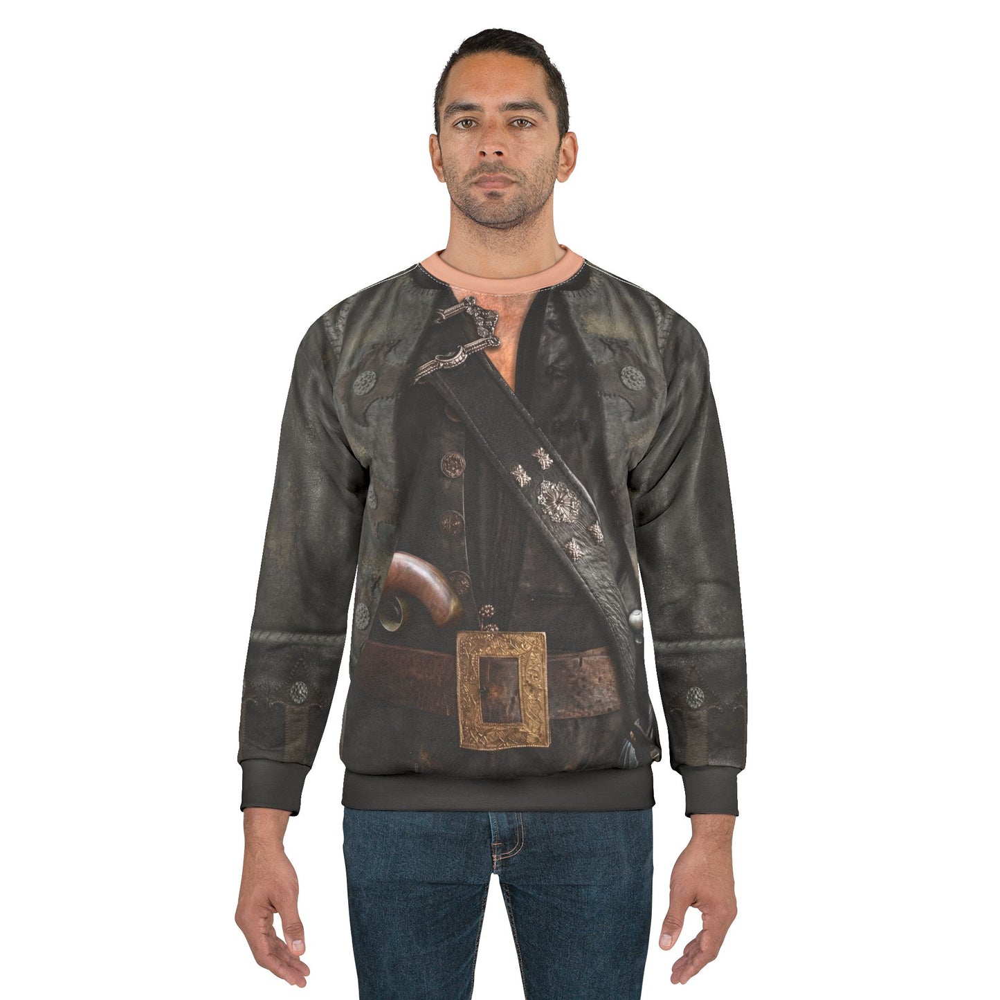 Blackbeard Long Sleeve Shirt, Pirates of the Caribbean Costume