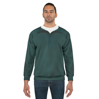 Roman Russo Green Long Sleeve Cosplay, Wizards Beyond Waverly Place Costume