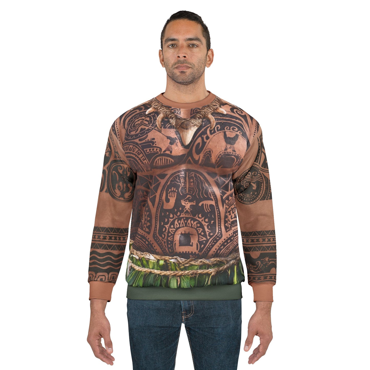 Maui Long Sleeve Shirt, Moana Live Action Costume