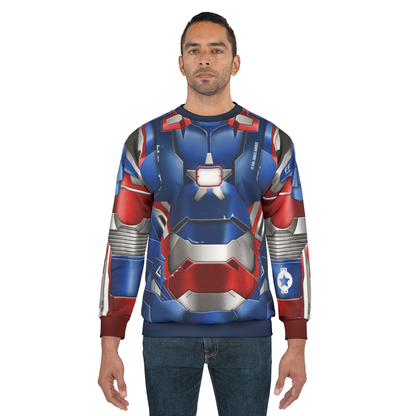 War Machine Long Sleeve Shirt, Iron Man 3 Character Inspired Costume