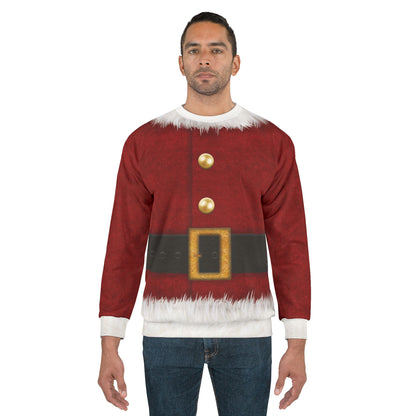 Christmas Long Sleeve Shirt, Santa Claus Costume