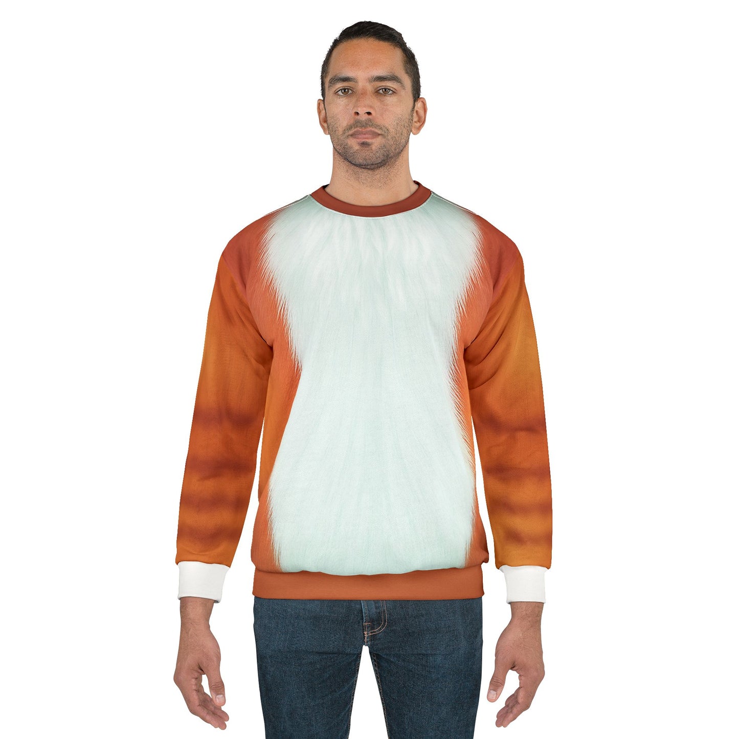 Allie Orange Cat Long Sleeve Cosplay, RoboGobo Inspired Character Costume