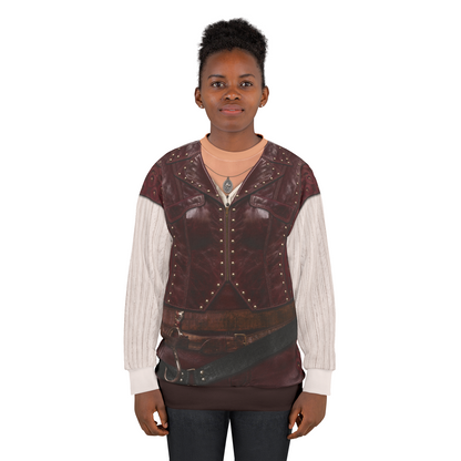 Hazel Hook Long Sleeve Shirt, Descendants 5 Costume, Wicked Wonderland Cosplay, Musical Fantasy Character Outfit, Halloween Party Apparel