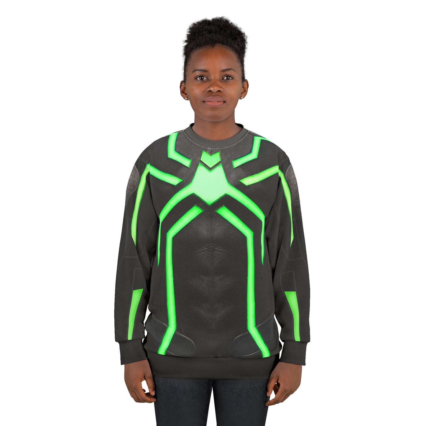 Spider-Man Big Time Suit Stealth Long Sleeve Cosplay, Marvel Game Character Inspired Costume