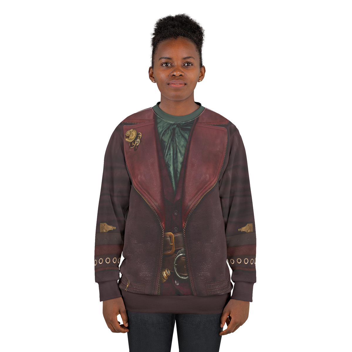 Maddox Hatter Long Sleeve Shirt, Descendants 5 Costume, Wicked Wonderland Cosplay, Musical Fantasy Character Outfit, Halloween Party Apparel
