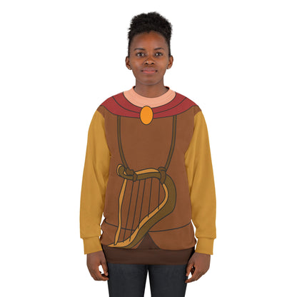 Fflewddur Fflam Long Sleeve Shirt, The Black Cauldron Costume