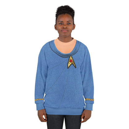 Starfleet Officer Blue Long Sleeve Shirt, Starships Costume