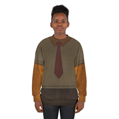 Dog Announcer Long Sleeve Cosplay, Chicken Little Character Inspired Costume