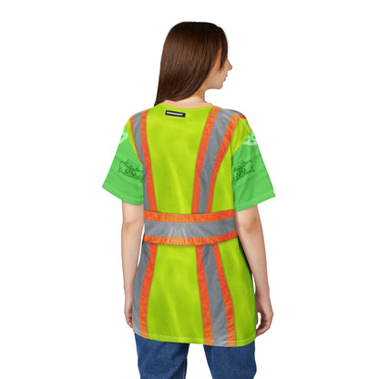 Disney Parking Green Vest Shirt, Disney Cast Member Costume