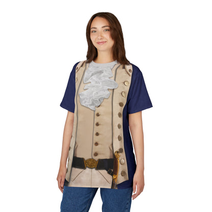 Alexander Military Blue Shirt, Hamilton Musical Costume