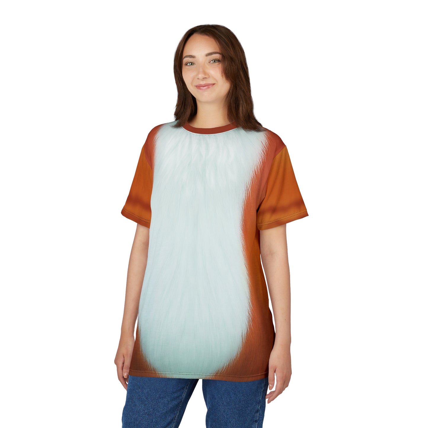 Allie Orange Cat Shirt, RoboGobo Inspired Character Costume