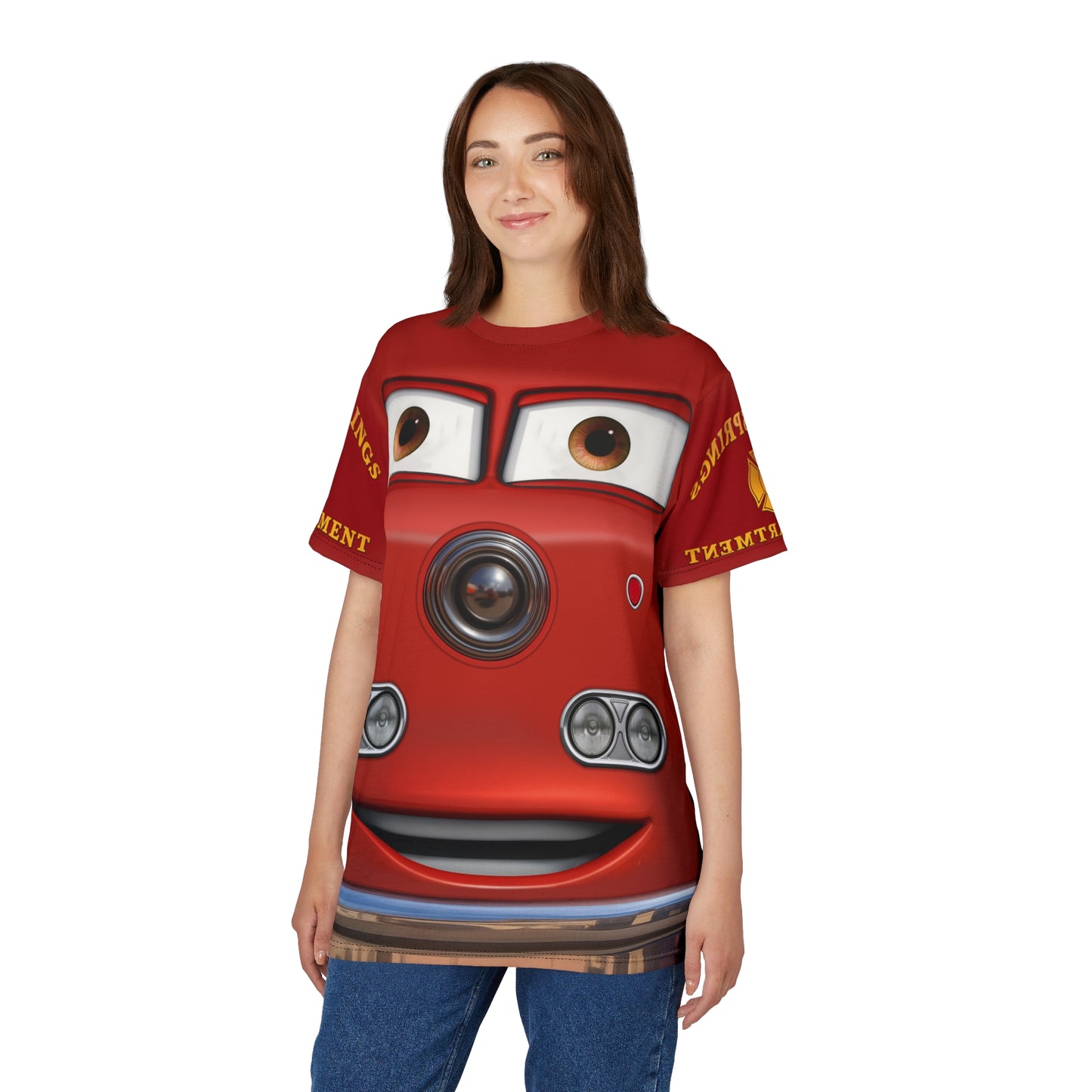 Red Cars Fire Truck Shirt, Cars Character Costume