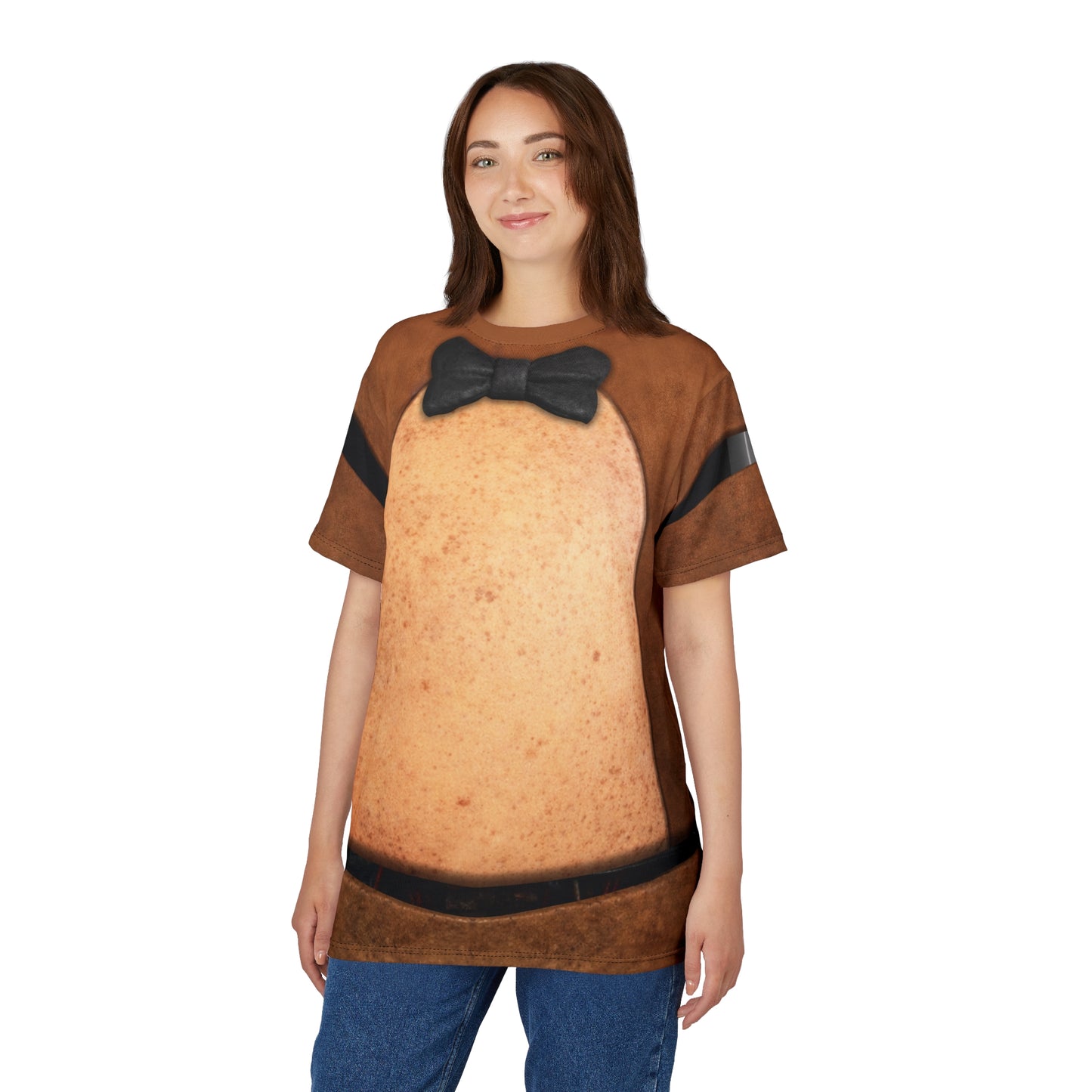 Freddy Brown Bear Shirt, FNAF Character Inspired Costume