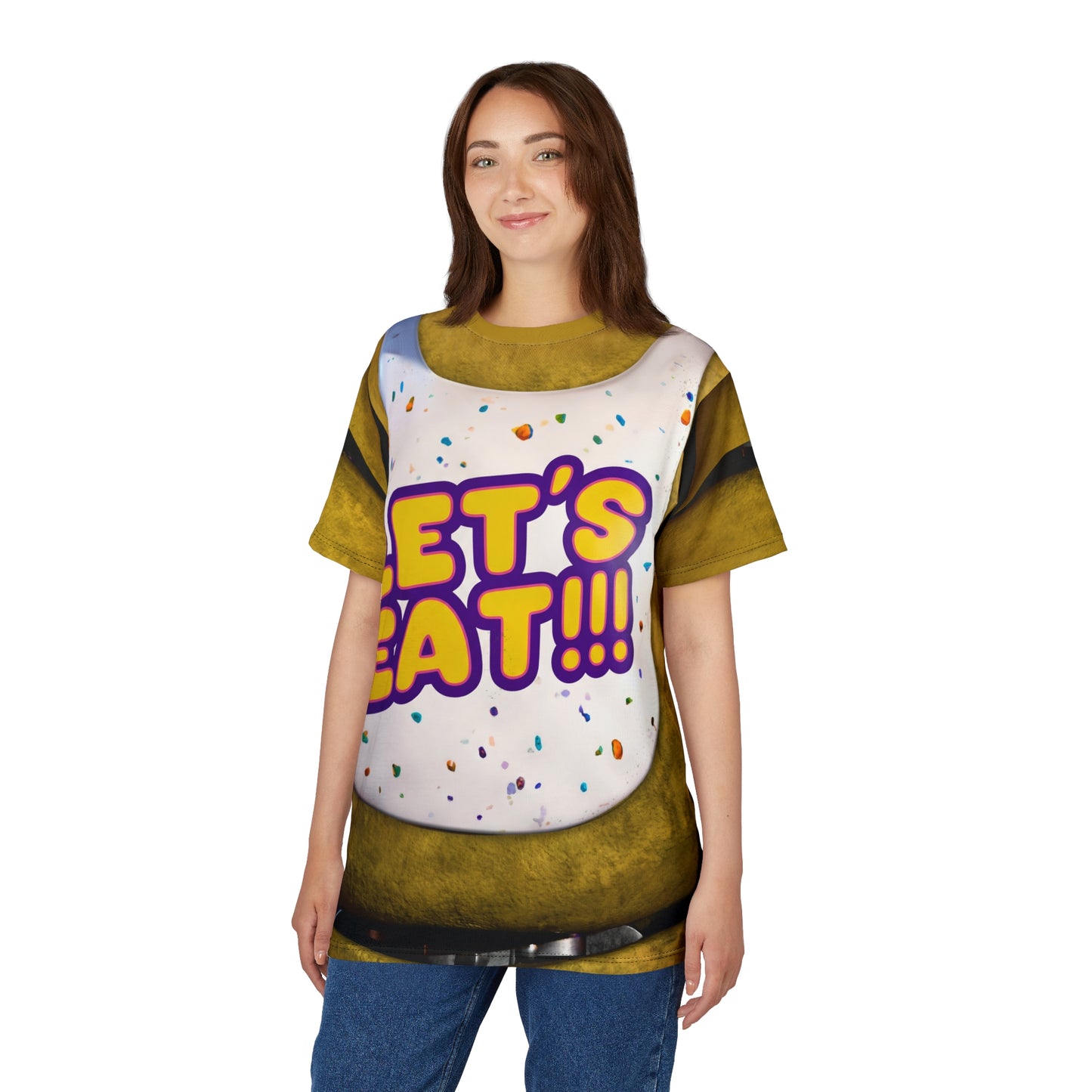 Yellow Animatronic Chicken Shirt, FNAF Character Inspired Costume