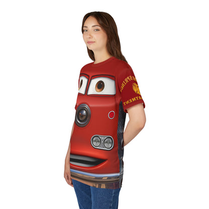 Red Cars Fire Truck Shirt, Cars Character Costume