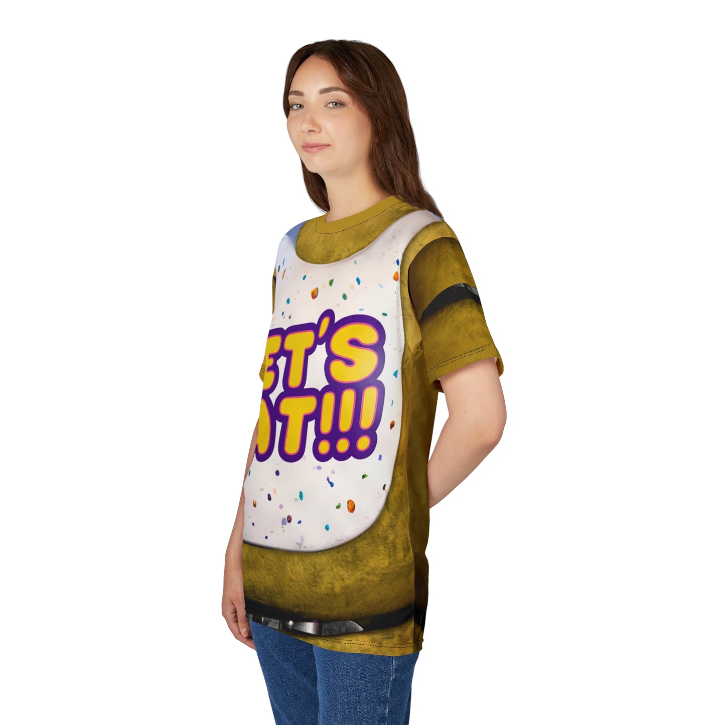 Yellow Animatronic Chicken Shirt, FNAF Character Inspired Costume
