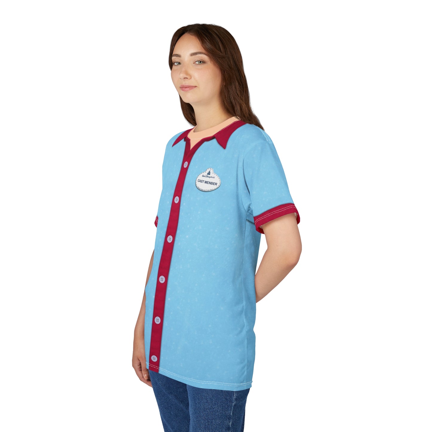 Main Street USA Uniform Shirt, Disney Cast Member Costume