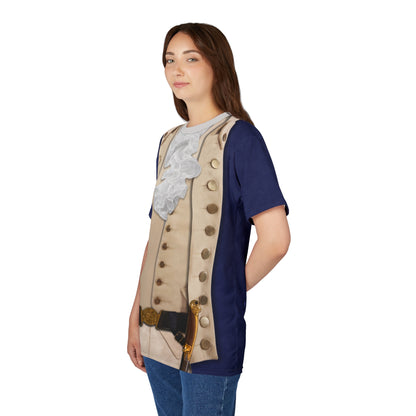 Alexander Military Blue Shirt, Hamilton Musical Costume