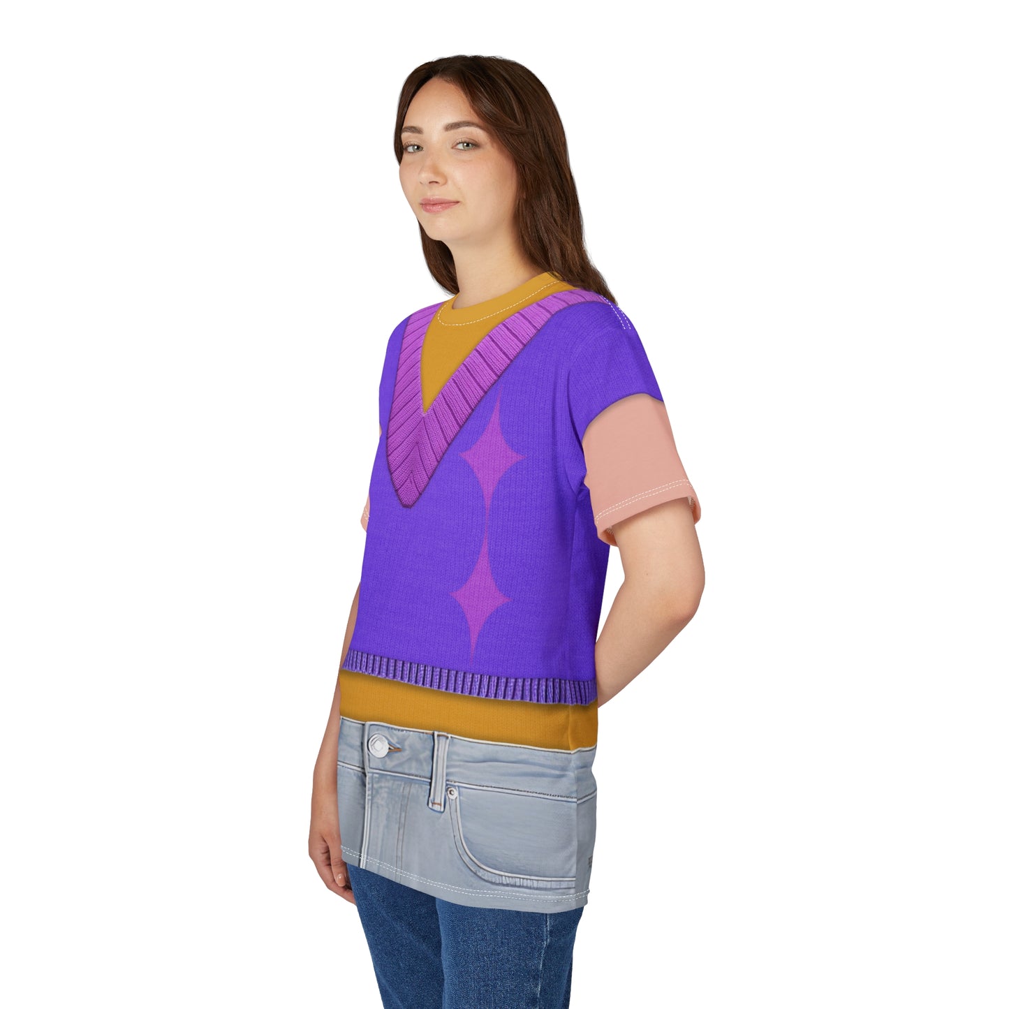 Boys Kpop Purple Style Shirt, Boy Band Korea Group Costume
