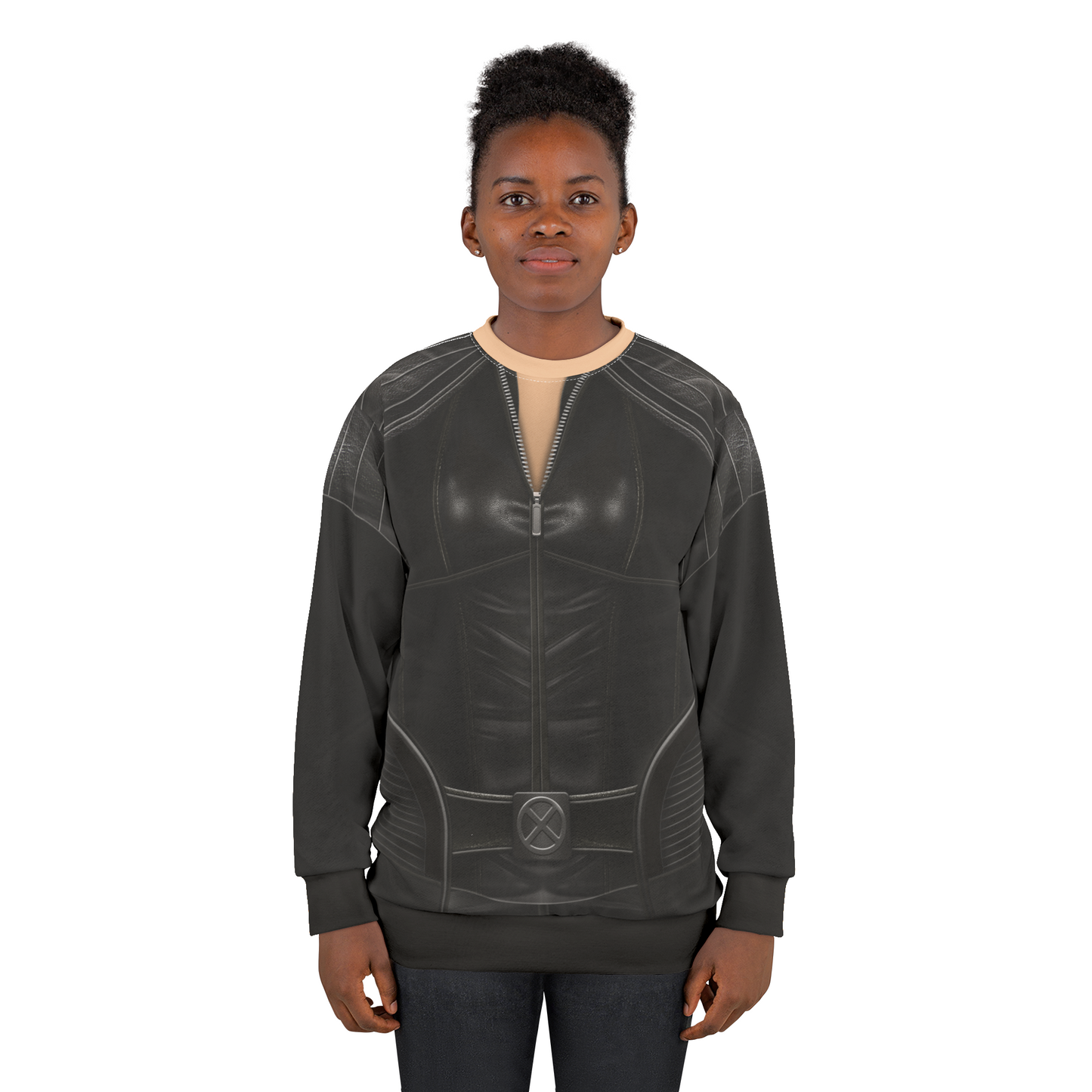 Rogue Fight Suit Long Sleeve Shirt, X-Men 2 Costume