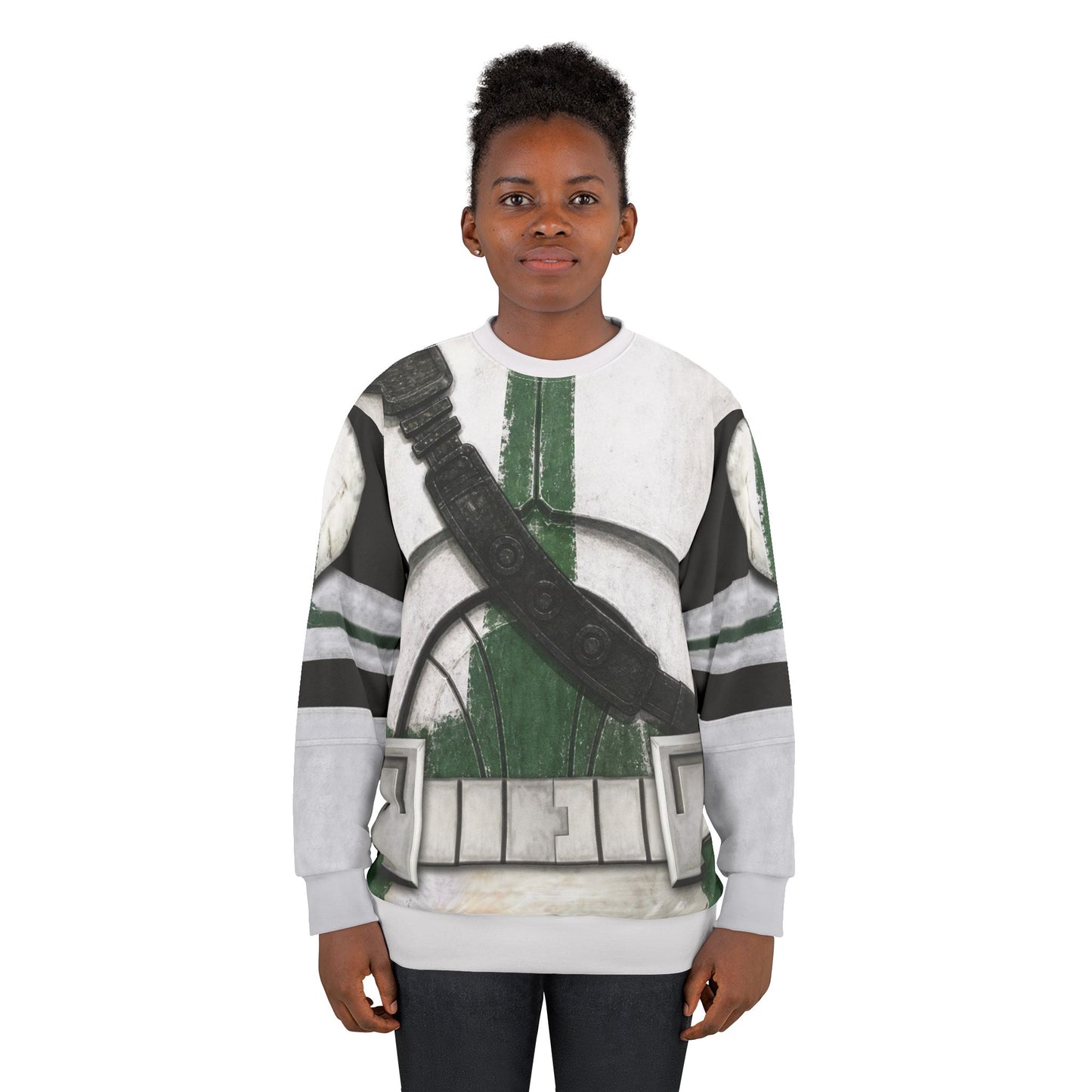 Clone Commander Gree Armor Long Sleeve Cosplay, Star Wars: The Clone Wars Costume