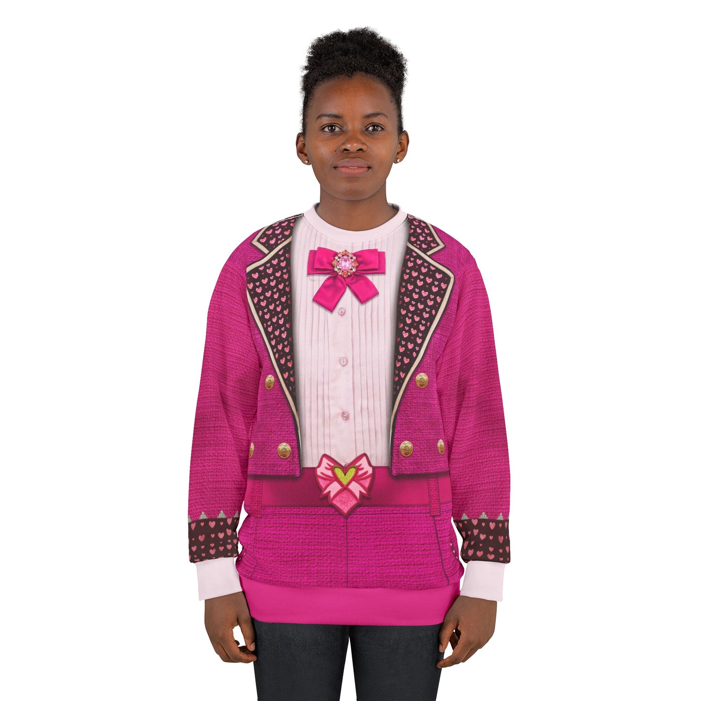 Pink Cute Look Long Sleeve Shirt, Descendants 5 Wicked Wonderland Costume