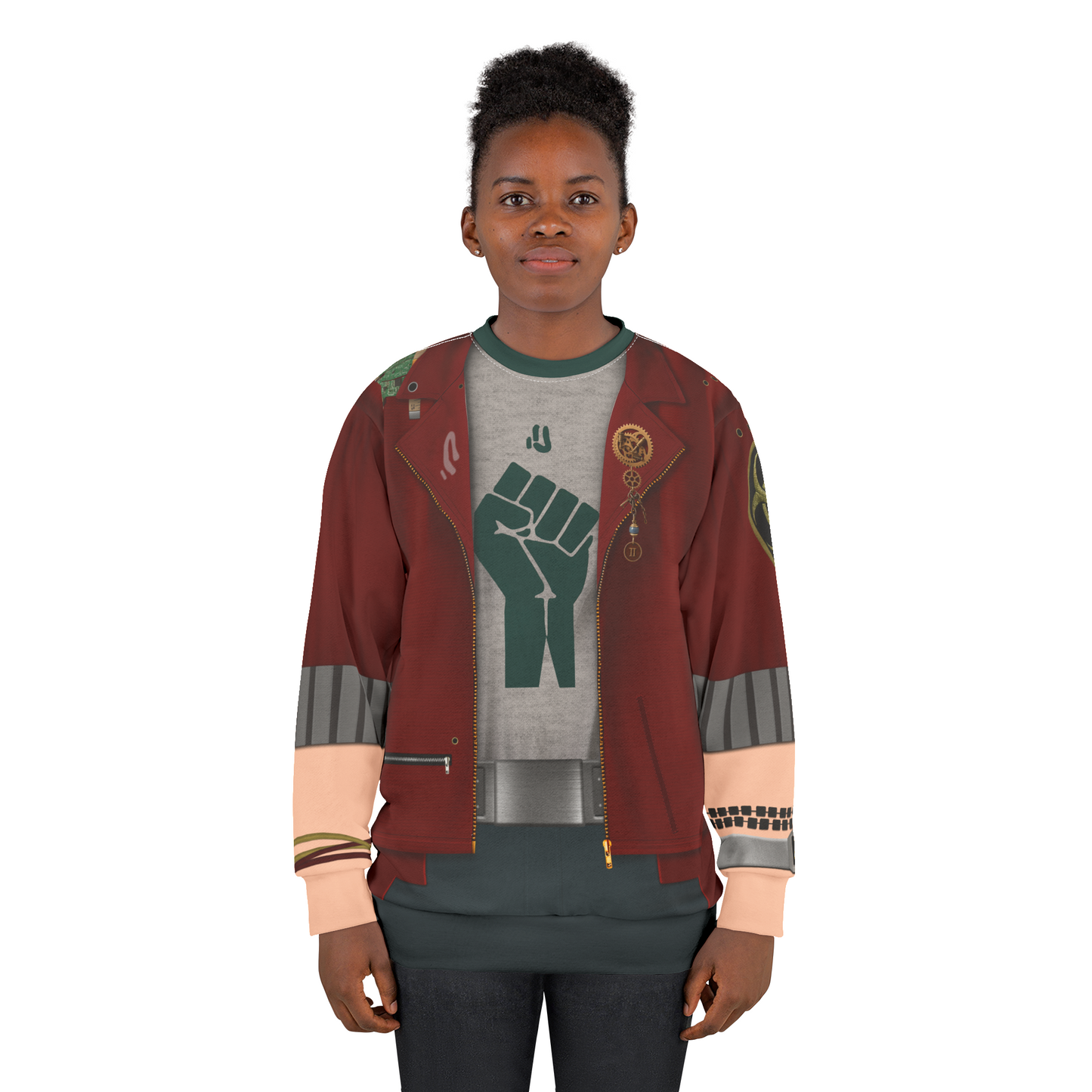 Eliza Zambi Long Sleeve Shirt, Zombies 4 Dawn of the Vampires Costume