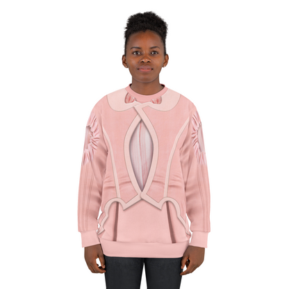 Glinda Pink Good Witch Long Sleeve Cosplay, Wicked Character Inspired Costume