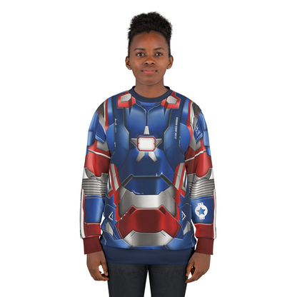 War Machine Long Sleeve Shirt, Iron Man 3 Character Inspired Costume