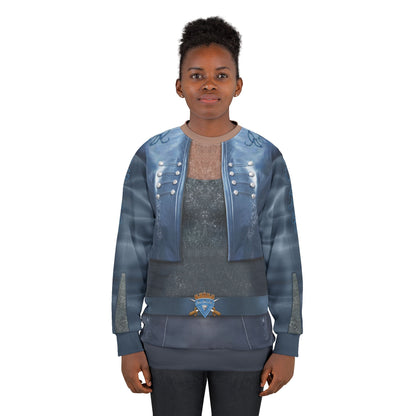 Chloe Charming Blue Jacket Long Sleeve Cosplay, Descendants 5 Wicked Wonderland Costume