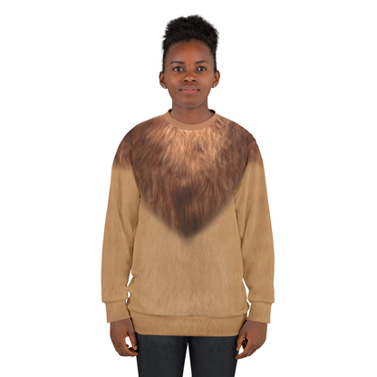 Adult Scar Long Sleeve Shirt, Mufasa Inspired Character Costume