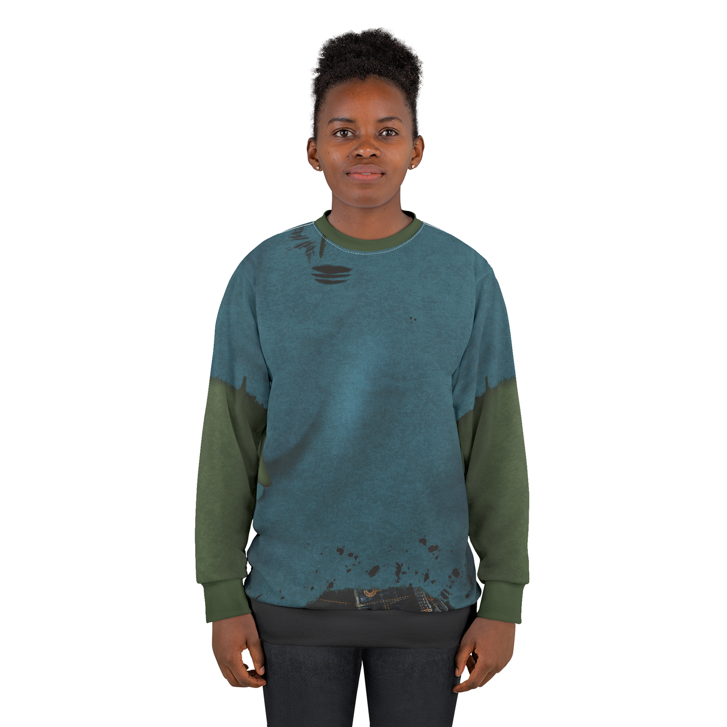Zombie Chicken Jockey Cosplay Long Sleeve Shirt, The Overworld Game Character Inspired Costume